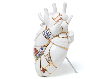 LOVE IN BLOOM KINTSUGI - Porcelain vase by Seletti - view 3