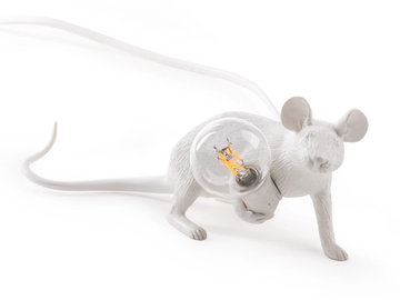 MOUSE LAMP LIE DOWN - LOP - LED resin table lamp by Seletti - view 2