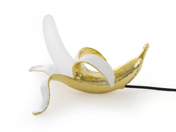 BANANA LAMP DEWEY - Glass and resin table lamp by Seletti - view 2
