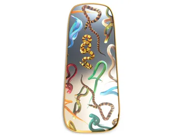SNAKES - Framed wall-mounted mirror by Seletti - view 2