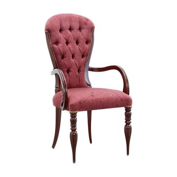 Classic Style Small Armchair Made of Wood Adele by Sevensedie - view 4
