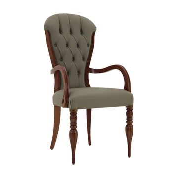 Classic Style Small Armchair Made of Wood Adele by Sevensedie - view 5