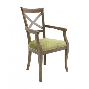 Classic Style Small Armchair Made of Wood Croce by Sevensedie