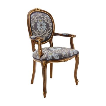 Classic Style Small Armchair Made of Wood Kiev by Sevensedie - view 2