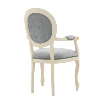 Classic Style Small Armchair Made of Wood Liberty by Sevensedie - view 3