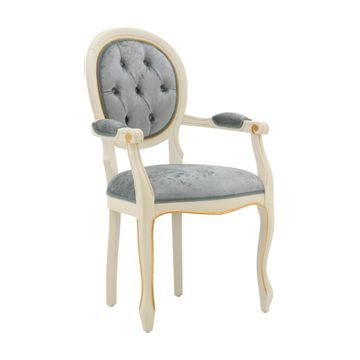 Classic Style Small Armchair Made of Wood Liberty by Sevensedie