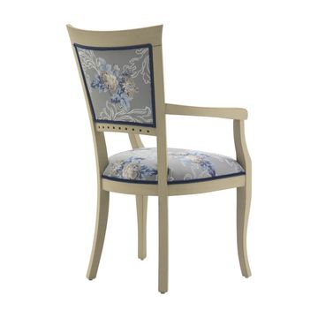 Classic Style Small Armchair Made of Wood Modigliani by Sevensedie - view 2