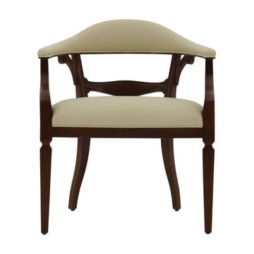 Classic Style Small Armchair made of Wood Taurus by Sevensedie - view 3