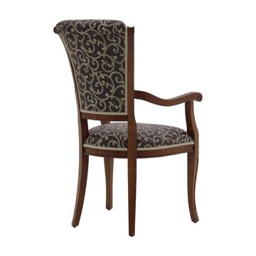 Classic Style Small Armchair Made of Wood Verona by Sevensedie - view 2