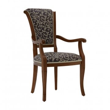 Classic Style Small Armchair Made of Wood Verona by Sevensedie