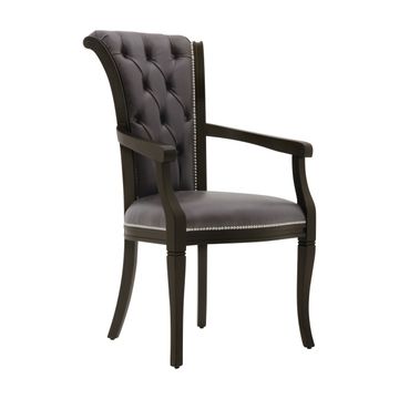 Classic Style Small Armchair Made of Wood York by Sevensedie - view 4