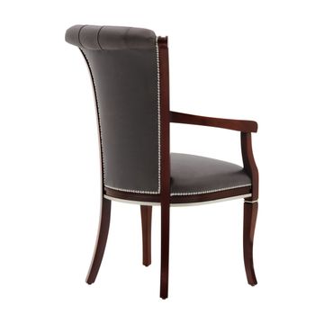 Classic Style Small Armchair Made of Wood York by Sevensedie - view 7