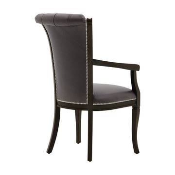 Classic Style Small Armchair Made of Wood York by Sevensedie - view 8