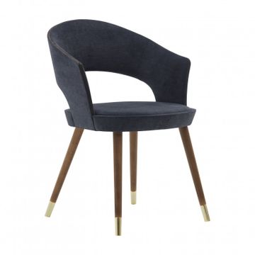 Modern Style Small Armchair Made of Wood Lucrezia by Sevensedie