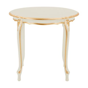 Round Small Table Made of Wood in Classic Style Omero by Sevensedie - view 3