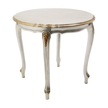 Round Small Table Made of Wood in Classic Style Omero by Sevensedie - view 4