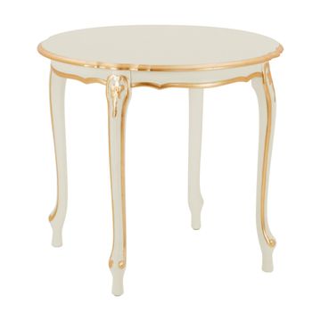 Round Small Table Made of Wood in Classic Style Omero by Sevensedie - view 6