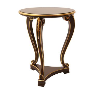 Round Small Table Made of Wood in Classic Style Pilade by Sevensedie - view 5