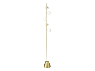 POMÌ - Floor lamp in metal and opal glass by Sforzin - view 2