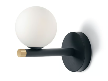 POMÌ - Wall lamp in metal and opal glass by Sforzin - view 2