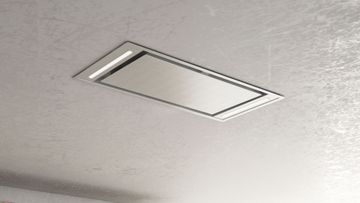 Made in Italy ceiling hood with simple and elegant lines by Sirius spa
