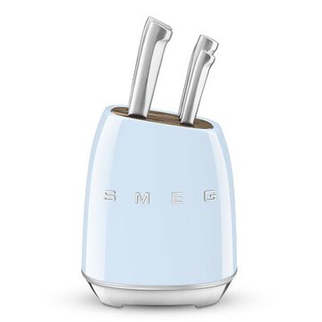 Ceppo per coltelli Azzurro eleganza e design Smeg by Smeg