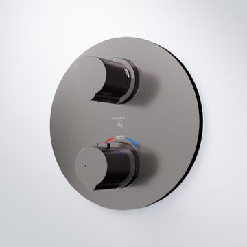 Serie 100 Fertigmontageset für Unterputzthermostat mit 2-Wege-Umstelle by Steinberg