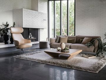 Pillo easy chair high back by Swedese