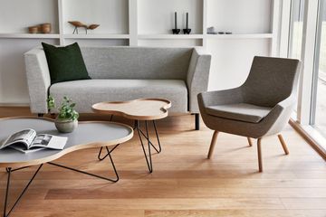 Happy easy chair low back by Swedese