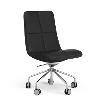 Kite conference chair upholstered seat and back by Swedese - view 2
