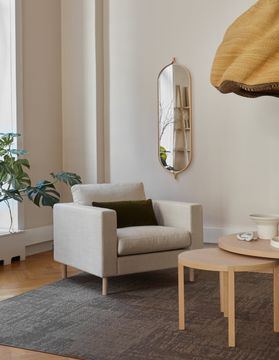 Solid easy chair by Swedese - view 3