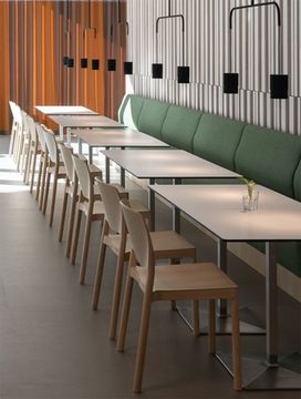 Grace stackable chair by Swedese - view 6