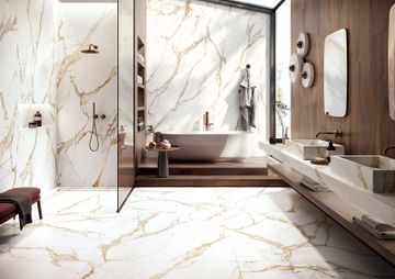 Calacatta Gold_bagno by Tagina