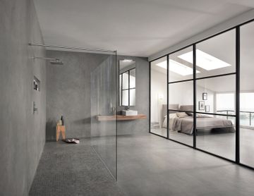 Concreta-Grigio scuro-bathroom by Tagina
