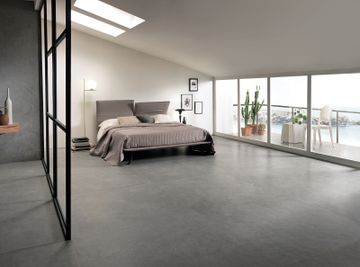 Concreta-Grigio scuro-bedroom by Tagina