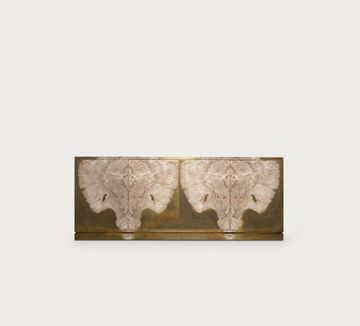 Taracea Furniture Aurum Brass Buffet by Taracea