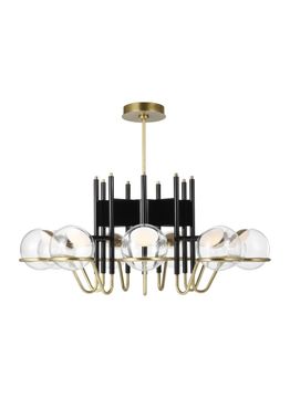 Crosby Large Chandelier Details by Tech Lighting