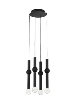 Guyed 4 Light Chandelier Details by Tech Lighting