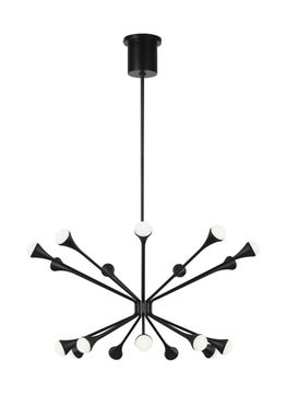 Lody 18-Light Chandelier Details by Tech Lighting