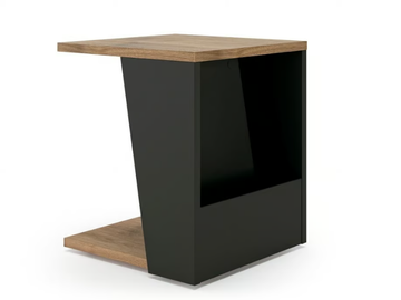 ALBI - Low wooden side table with storage space by Temahome - view 2