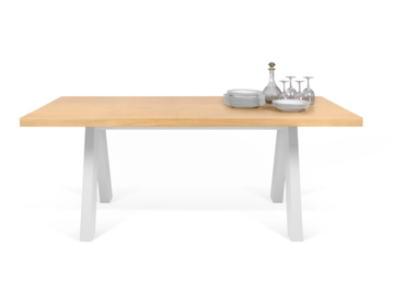 APEX - Rectangular wood veneer dining table by Temahome - view 2