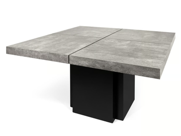 DUSK - Square cement dining table by Temahome - view 2