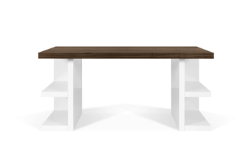 MULTI - Rectangular writing desk with bookcase by Temahome - view 3