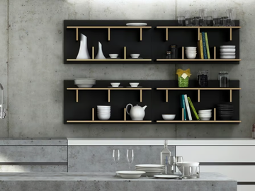 BERN - Chipboard wall shelf by Temahome - view 2