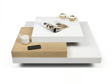 SLATE - Square side table by Temahome - view 2