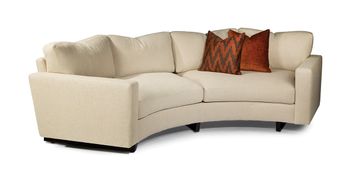 Curved Clip Sofa by Thayer Coggin