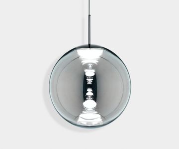 Globe LED Pendant 50cm Silver by Tom Dixon