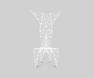 Pylon Chair White by Tom Dixon