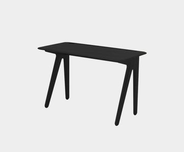 Slab Individual Desk Black Oak by Tom Dixon