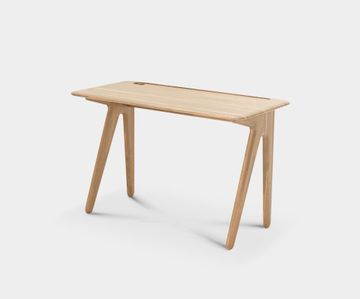 Slab Individual Desk Small Natural Oak by Tom Dixon